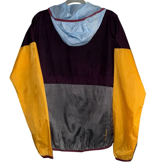 Cotopaxi Women's Windbreaker Half zip large purplee yellow - Picture 2 of 5